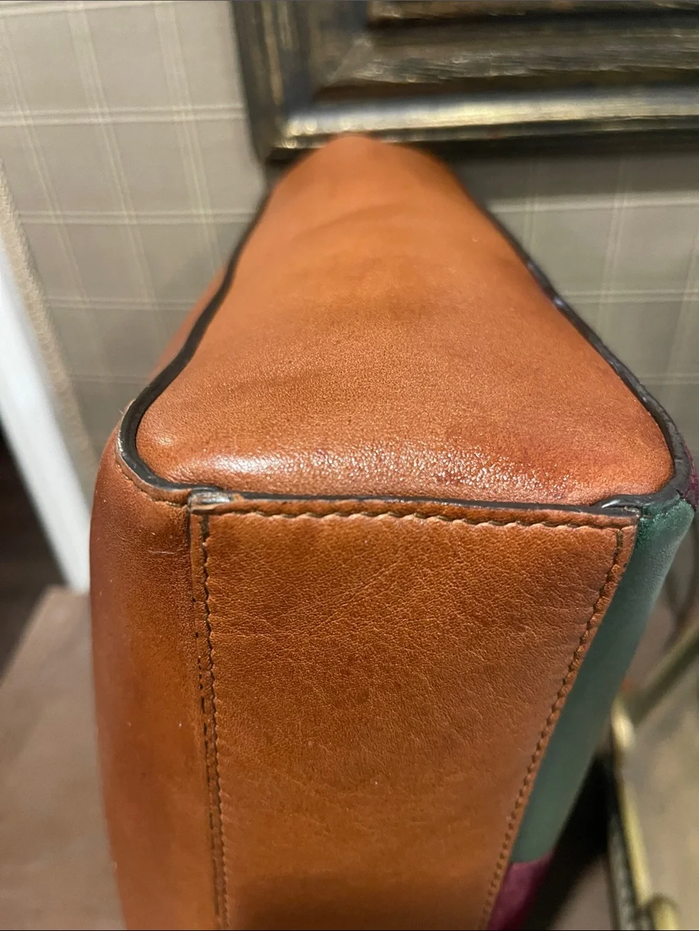 Ralph Lauren Collection Color Block Tote - Picture 9 of 10